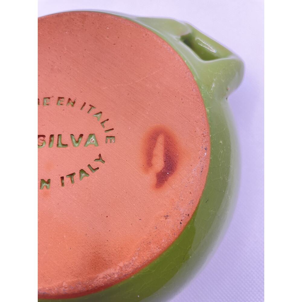 De SILVA Terracotta Soup Bowl Set Baking Oven Dish with Handle Made in Italy - Picture 6 of 7